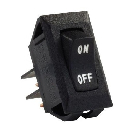 Jr Products LABELED 12V ON/OFF SWITCH, BLACK 12595